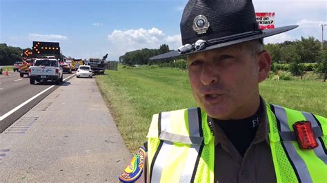 Fhp Trooper Watson On I 75 Accident Involving Two Semi Trucks Youtube