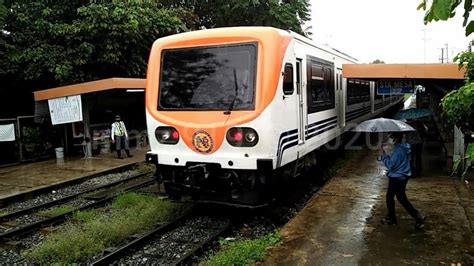 Pnr Rotem Dmu Leaving Sta Mesa Station Youtube