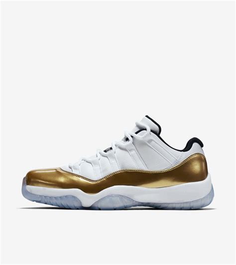 Air Jordan 11 Retro Low 'White & Metallic Gold' Release Date. Nike SNKRS