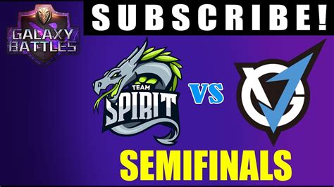 Team Spirit Vs Vgj Thunder Game Semifinals Galaxy Battles Ii