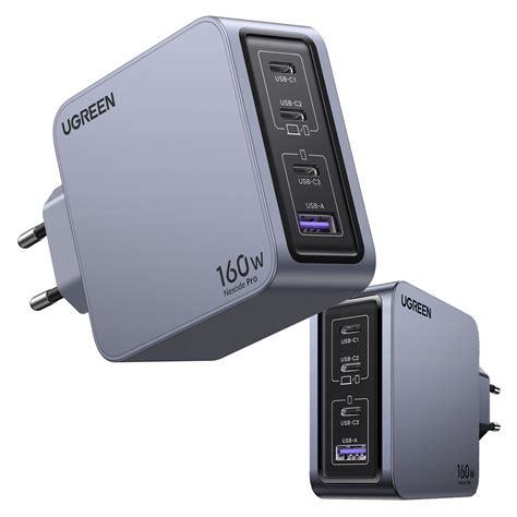 UGREEN Ładowarka Sieciowa 3x USB-C USB Zasilacz GaN PD QC Quick Charge ...