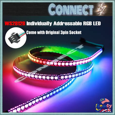 Argb Ws B Led Light Strip V Leds Per Meter Rgb Led Strip Ws B