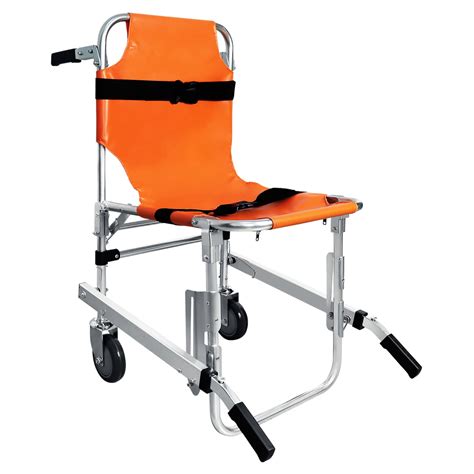 YHK Portable Stair Stretcher Chair, Two-Wheeled Elderly Stair Chairs