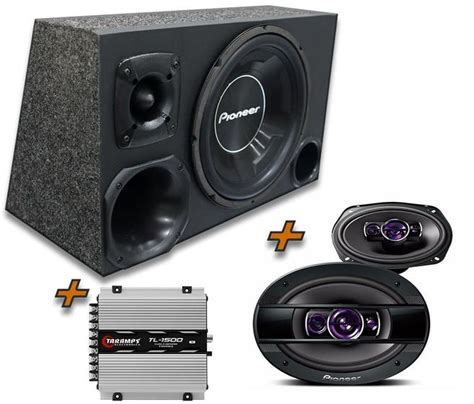 Caixa Trio Pioneer X Pioneer Modulo Tl Taramps Oestesom