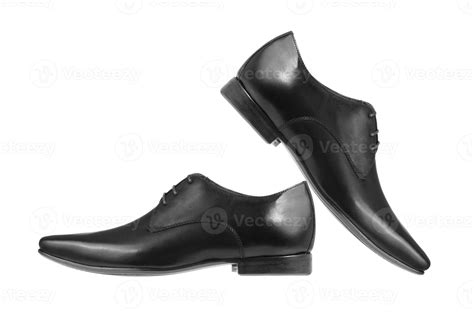 Black formal leather shoe 39177536 Stock Photo at Vecteezy