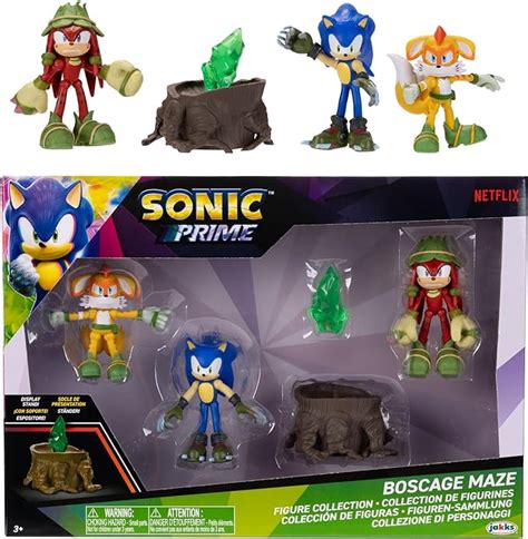 Amazon.com: Sonic Prime 2.5-inch Action Figures Bos Cage Maze Themed 5 ...