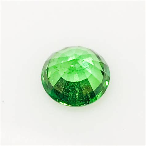 Tsavorite Garnet Round Cut Garnet 2 Carat Garnet Green Garnet