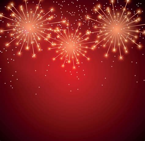 Download Pretty Red Fireworks Background