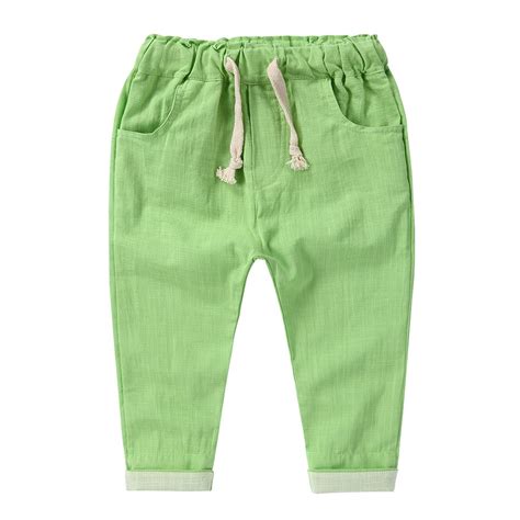 Cute Toddler Kids Boy Girl Trousers Baby Cotton Soft Trousers Harem