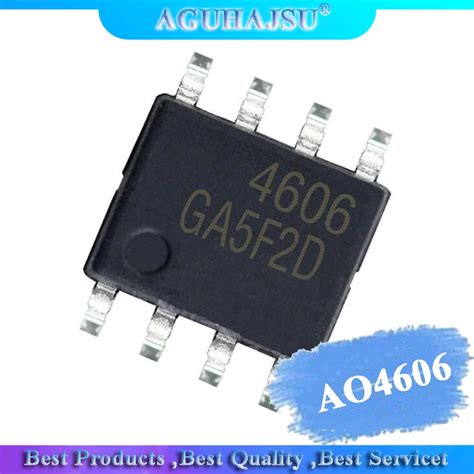 10pcs Ao4606 Ao 4606 Mosfet Sop-8 N + P Channel Mos Tube New Original ...