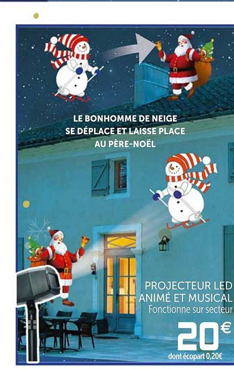 Promo Projecteure Led Animé Et Musical chez GiFi iCatalogue fr