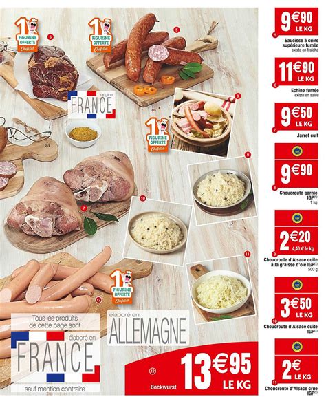 Promo Saucisse à Cuire Supérieur Fumée échine Fumée Jarret Cuit