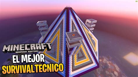 Este Es El Mejor Survival Tecnico De Minecraft Bedrock YouTube