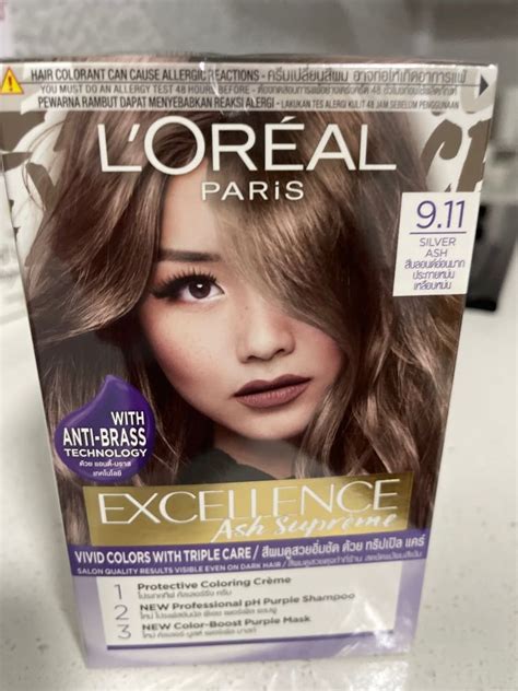 Loreal Hair Dye - Silver Ash, Beauty & Personal Care, Hair on Carousell