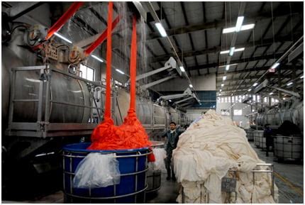 Textile Dyeing can be done at any stage of the manufacturing