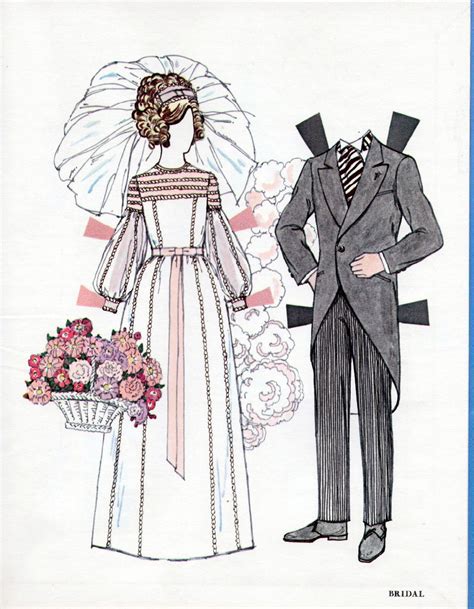 Wedding Paper Dolls Printable Printable Calendars At A Glance