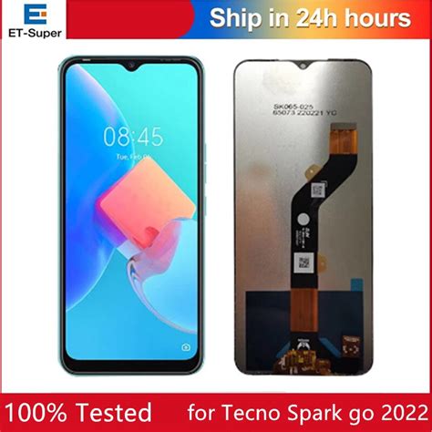 6 52 100 Tested Original Lcd For Tecno Spark Go 2022 Kg5 Kg5h Lcd