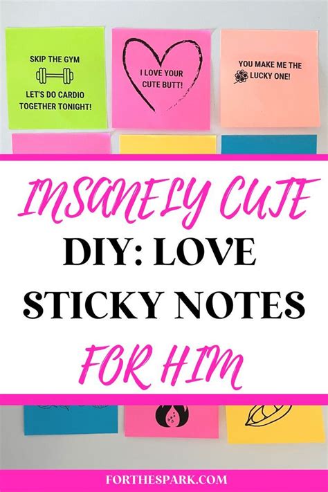 Free Printable Cute Sticky Love Notes For Him | Cute notes for ...