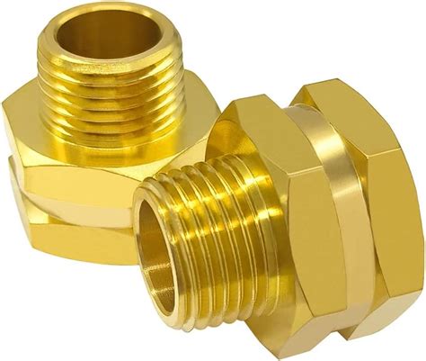 Hooshing Pcs Brass Garden Hose Adapter Ght Female To Npt