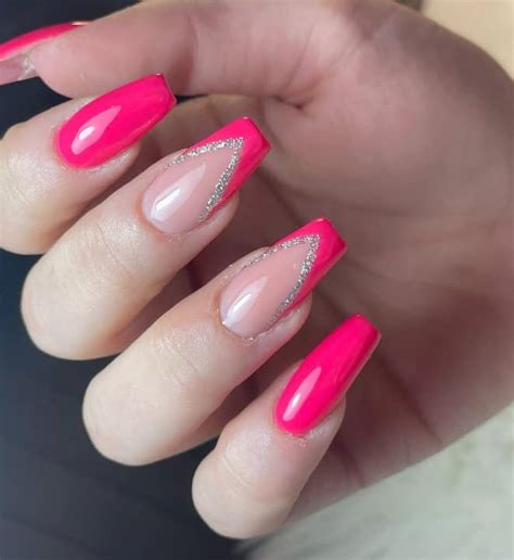 55 Neon Pink Nails For Electrifying Nails That Stand Out