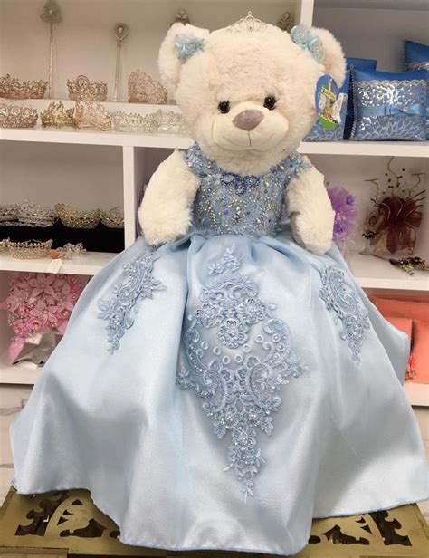 Personalized Quinceanera Teddy Bear Dress Custom Made Teddy Bear Dress