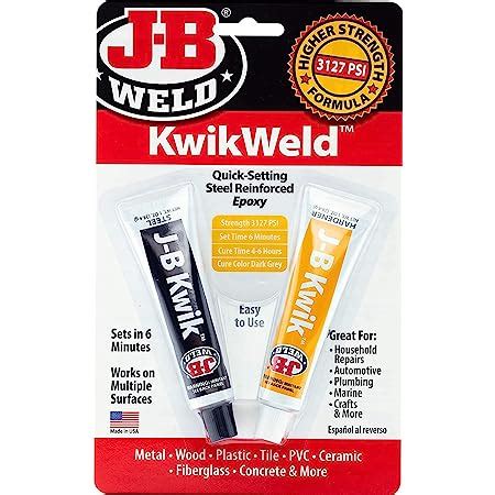 J B Weld S Cold Weld Steel Reinforced Epoxy With Hardener Oz By