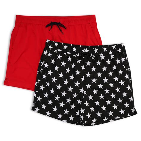 Buy George Mens And Big Mens 6 Basic Swim Shorts 2 Pack Up To Size 5xl Online In India 919458579