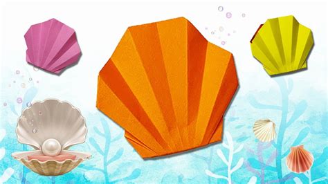 Shell How To Make Origami Shell Paper Shell Easy Simple Fast Youtube