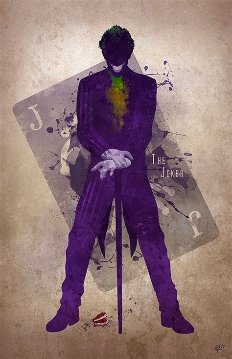 Original Giclee Art Print The Joker Etsy Canada Joker Art Joker