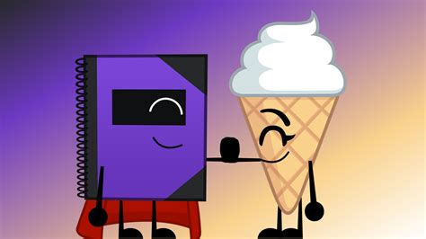 Notebook X Ice Cream Object Mayhem By Flashlightppt2art On Deviantart