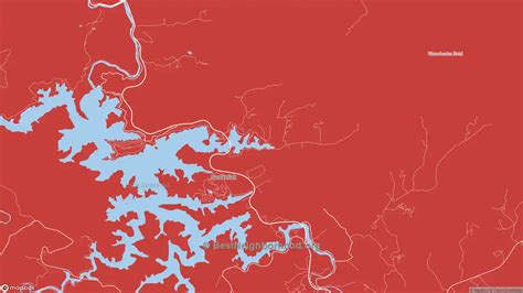 Lake Santeetlah, NC Political Map – Democrat & Republican Areas in Lake ...