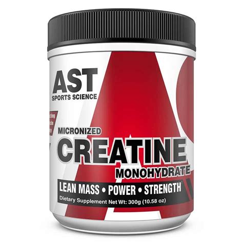 Creatina Monohydrate Micronized AST Sport Science 300g Shopee Brasil