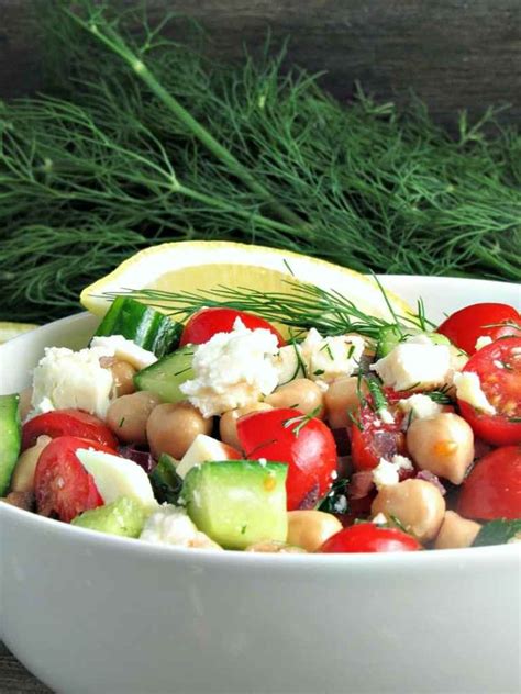 Chickpea Tomato Cucumber Salad A Gouda Life