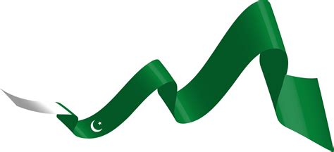 Pakistan Flag Ribbon Png