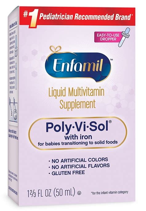 Enfamil Poly Vi Sol Multivitamin Supplement Drops With Iron 50 Ml 1