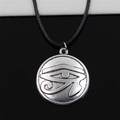 Nouvelle Mode Tib Tain Argent Couleur Pendentif Oeil D Horus Collier