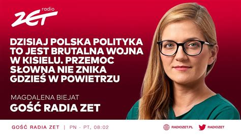 Gość Radia ZET Magdalena Biejat YouTube