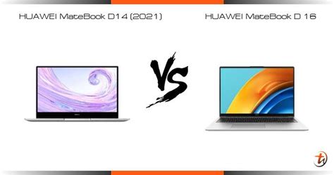 Banding Huawei Matebook D14 2021 Dan Huawei Matebook D 16