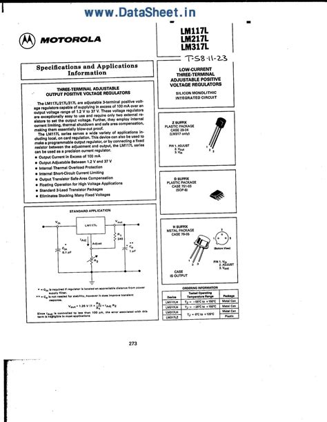 Unlocking the National LM317 Datasheet: Everything You Need to Know