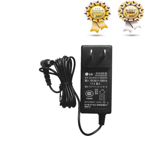 Ac Power Adapter Charger 19v 13a For Lg Monitor Ads 40fsg 19 19025gpcn Ebay