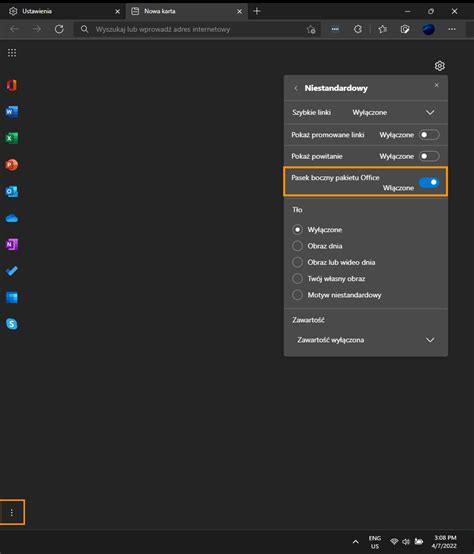 Jak W Czy Pasek Boczny Pakietu Office W Microsoft Edge