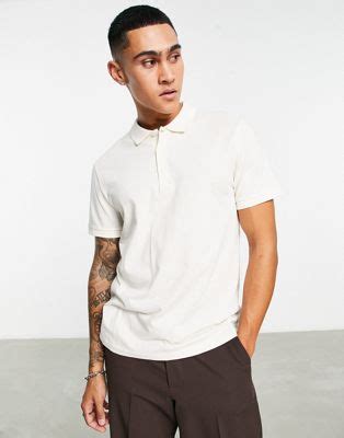 ASOS DESIGN Polo In Cream ASOS