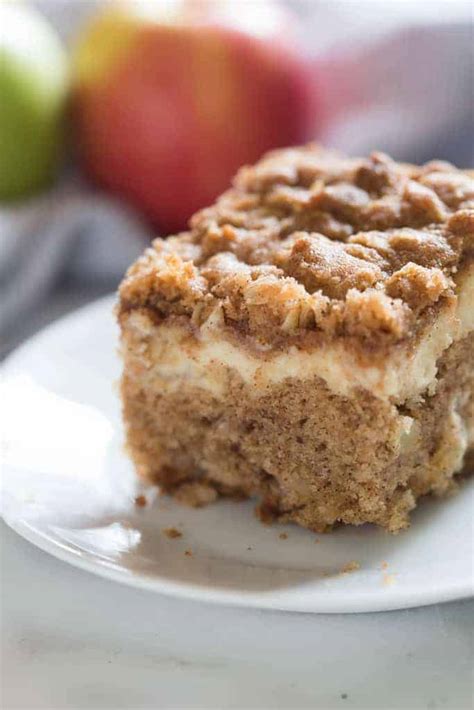 Apple Coffee Cake With Cream Cheese Filling Tastes Better From Scratch