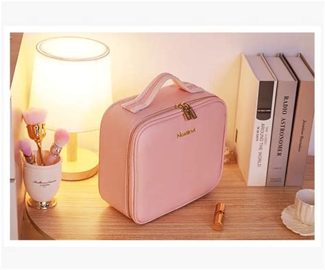 Portable Large Capacity Cosmetic Organizer Bag Make Up Case Travel