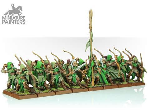 Recent Projects WOOD ELF GLADE GUARD MINIATURE PAINTERS