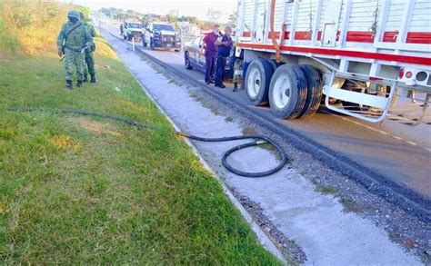 Recuperan Combustible Y Clausuran Toma Clandestina En Tamaulipas La