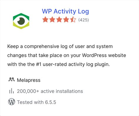 WP Activity Log WordPress Activity Log Plugin Melapress