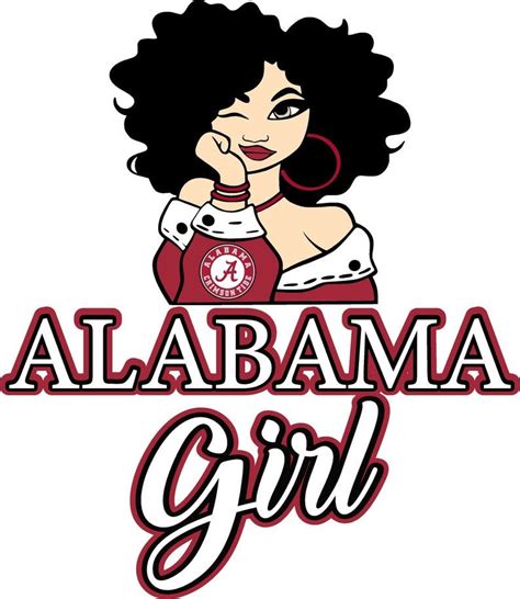 Alabama Crimson Tide Girl Digital Files Svg Etsy In 2020 Alabama Crimson Tide Alabama