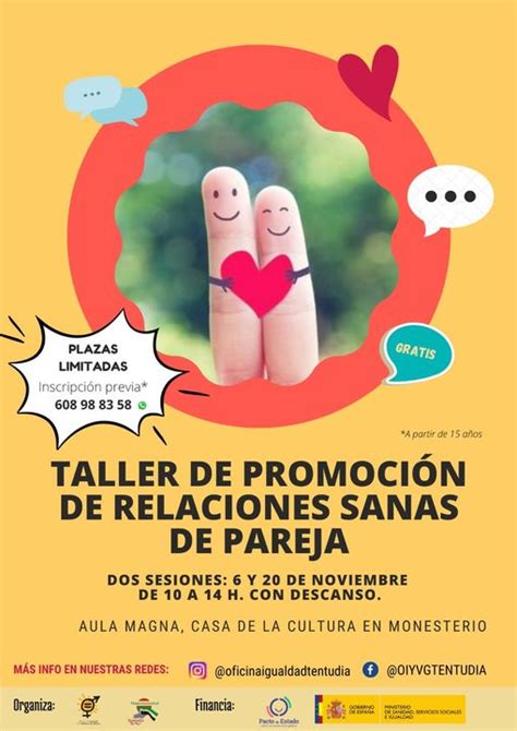 Taller de promoción de relaciones sanas de pajera Ayuntamiento de