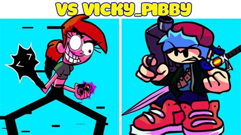 Fnffriday Night Funkin Vs Glitched Legends X Vicky Pibby Week